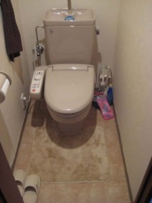 とってもチャーミングなトイレに